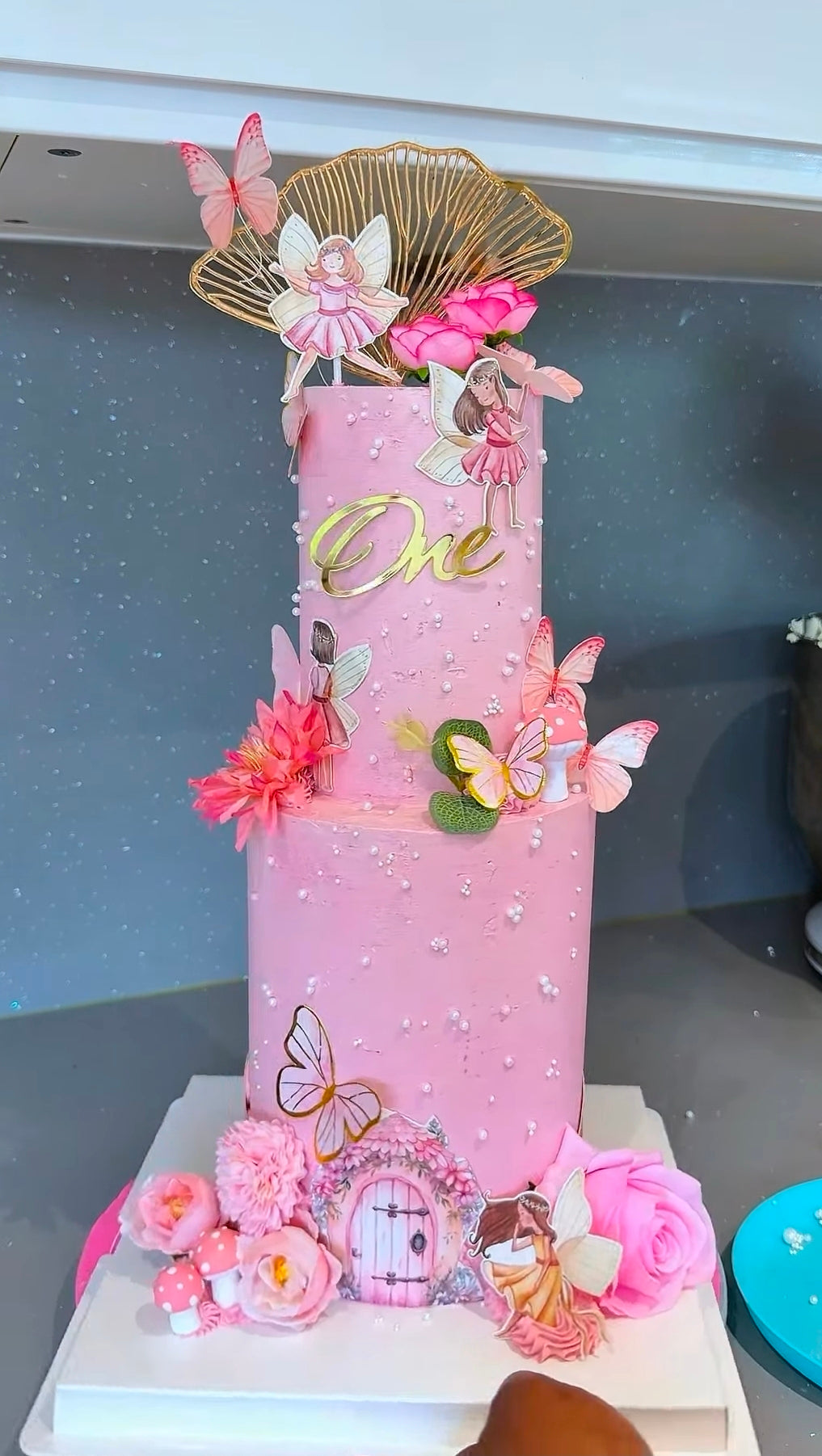 2 tier fairies and pearls