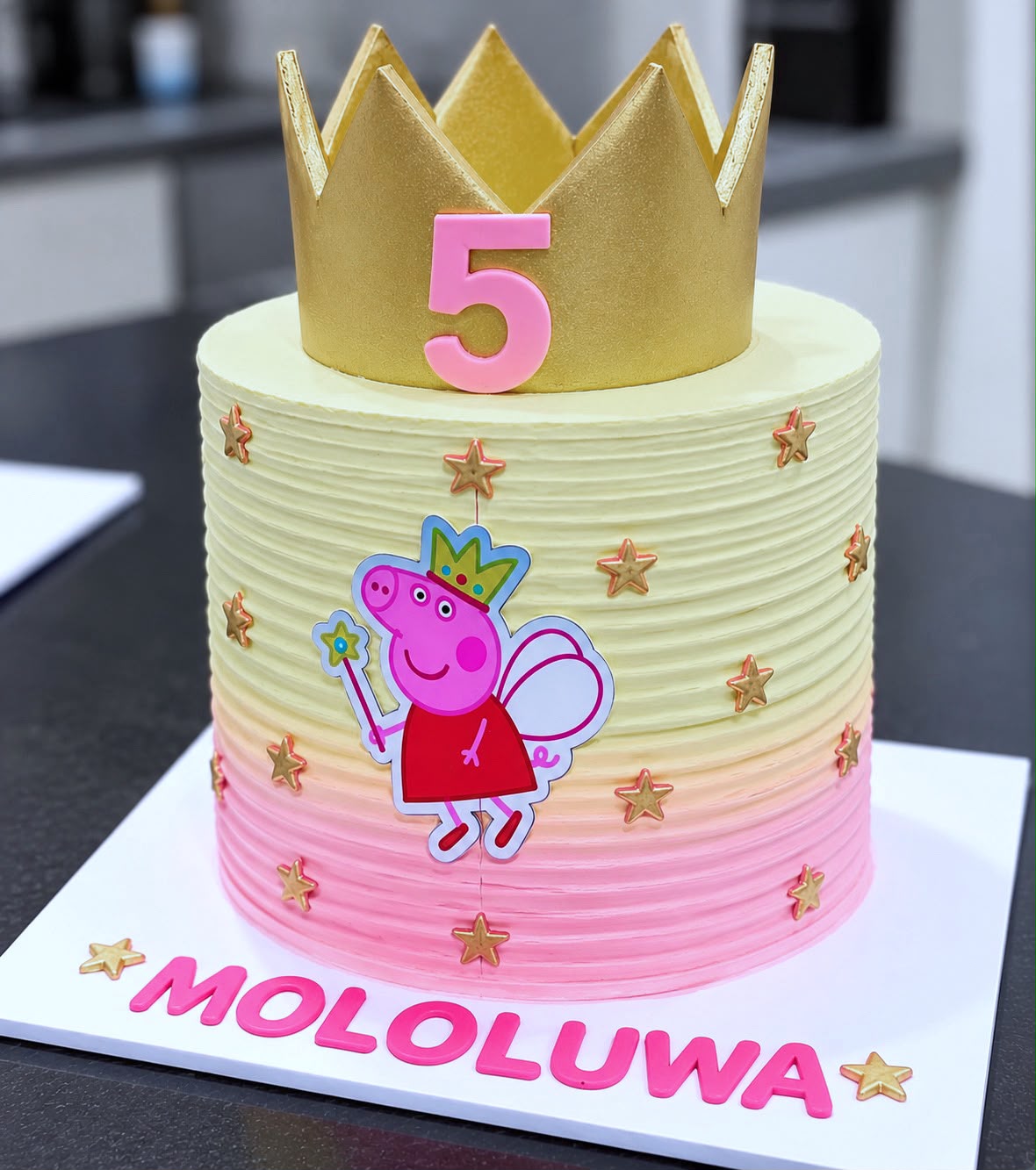 Peppa Pig and crown