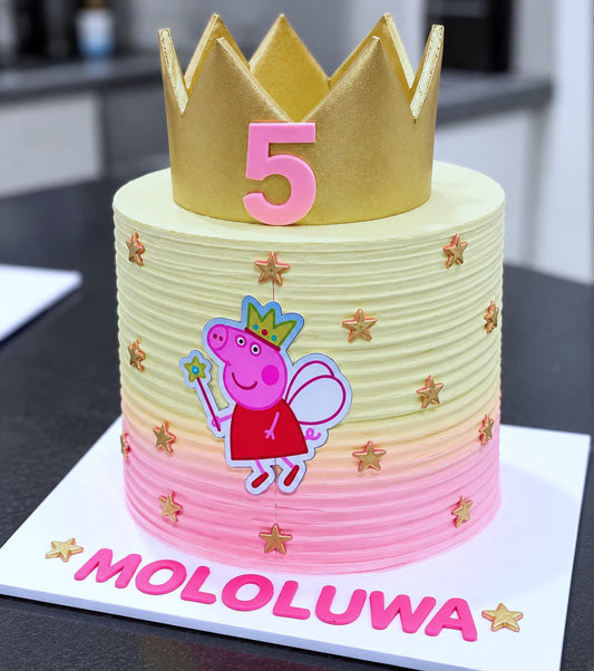 Peppa Pig and crown